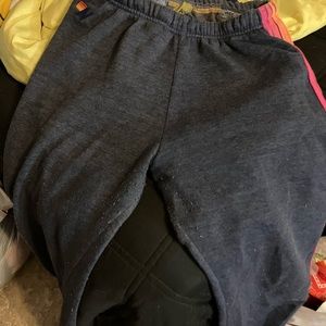 Aviator nation neon stripes sweatpants